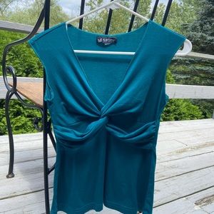 gorgeous deep blue self esteem top! *v*